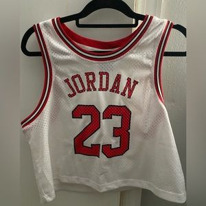 Cropped Michael Jordan tank top jersey